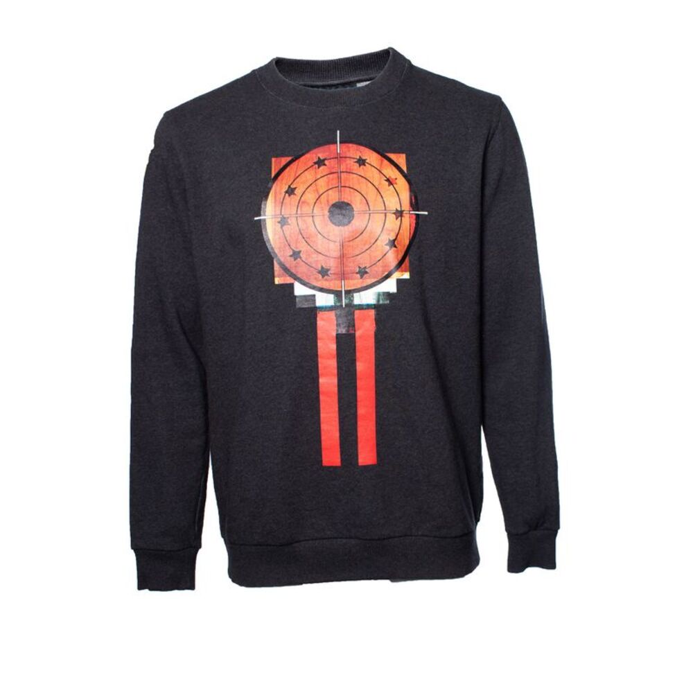 Givenchy, Grey crewneck sweater with print